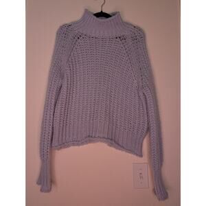 Wooden Ships Paola Buendia Mohair Blend Chunky Knit Sweater S/M Coastal Pastel